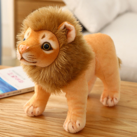 可爱仿真小号小狮子玩偶，毛绒玩具狮子王公仔，23厘米儿童生日礼物男