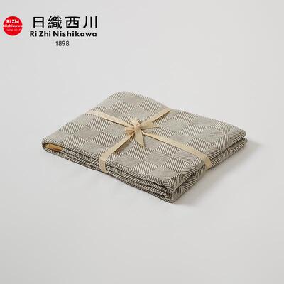 轻奢和风全棉毛毯午睡沙发毯盖毯床尾巾纯棉办公室头等舱航空毯子