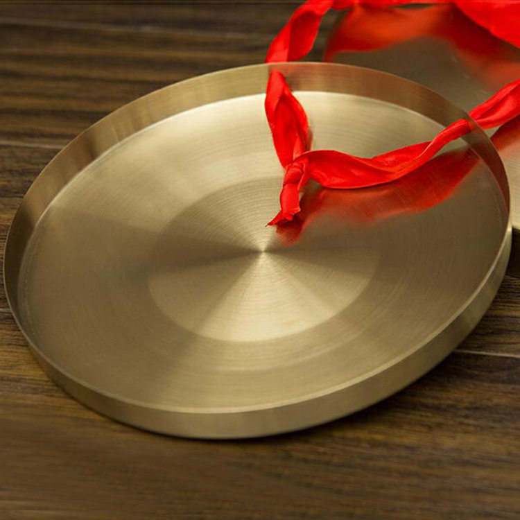 铜锣锣鼓架子纯铜铜锣乐器高音大锣开业庆典活动铜锣开道锣架喜庆