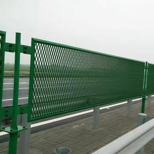 高速公路防抛网天桥防落物网铁路围栏道路桥梁钢板网菱形孔防眩网