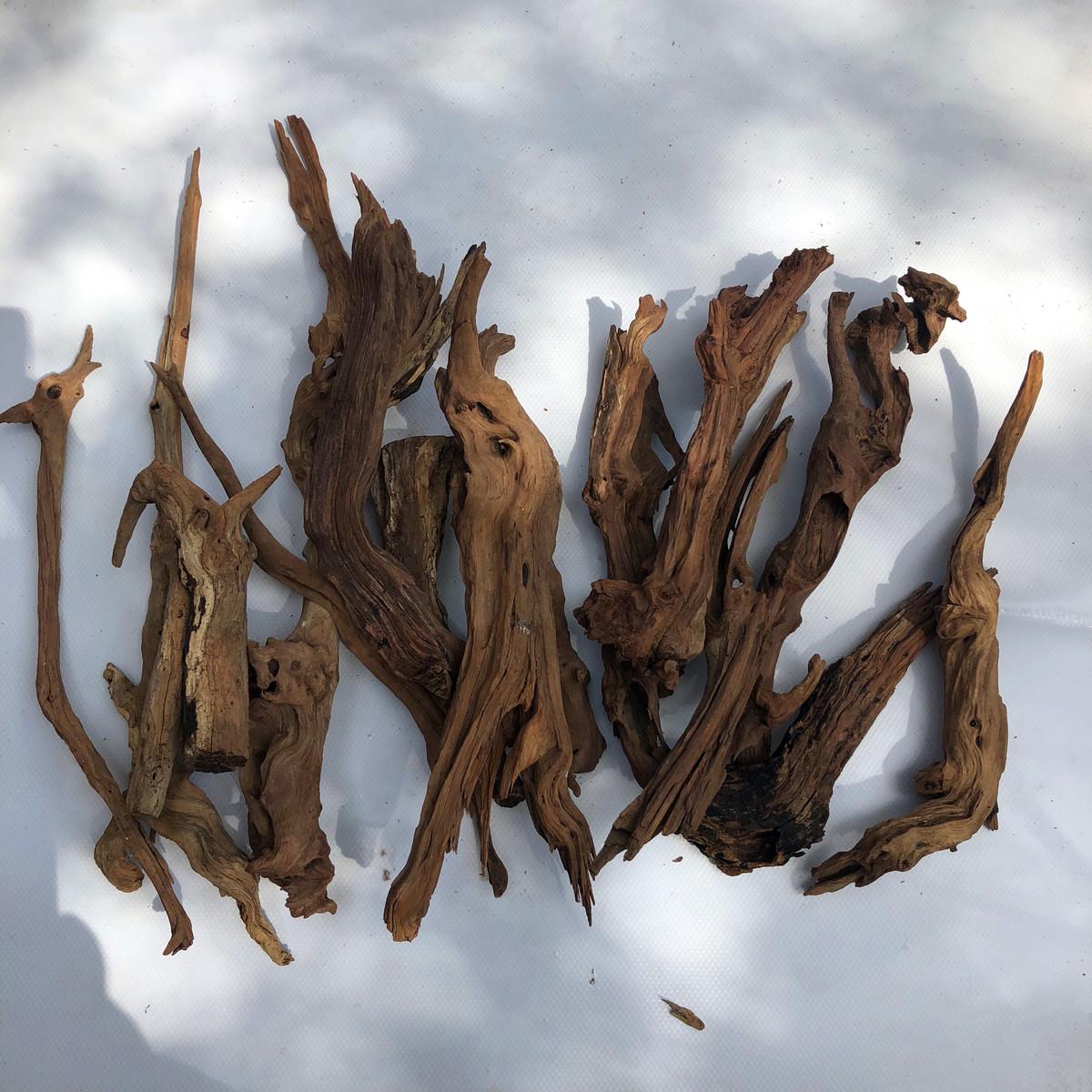 长条形沉木紫柚木南美缸雨林缸鱼缸森林造景骨架流木水草缸素材