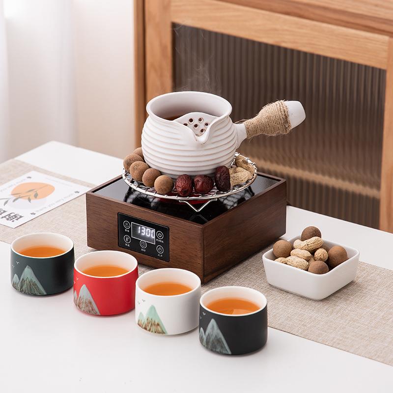 围炉煮茶罐罐茶煮茶器具家用室内配件奶茶陶壶煮茶壶碳炉烤奶套装