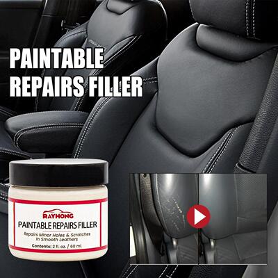 Rayhong Leather Filling Cream, for repairing car seat scratc