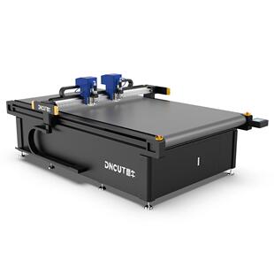 EA1410泡棉双机头全动切割机皮革布料地毯海绵电脑自割样裁V床刻