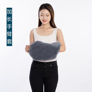 手指骨折保暖手套骨折棉套袖手受伤的保护套冬季暖袖手臂套袖暖袖