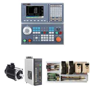 三五轴数控机床控制系统卧式 数控车床CNC数控系统伺服电机替新代