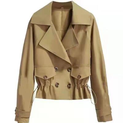 Short windbreaker jacket for women, highlighting height,