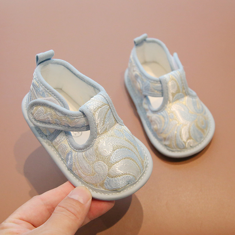 婴儿鞋子男宝宝周岁中式宝宝小布鞋软底婴幼儿室内学步鞋春秋款女,童鞋/婴儿鞋/亲子鞋,学步鞋,淘宝优惠券,粉丝福利购,淘宝优惠卷