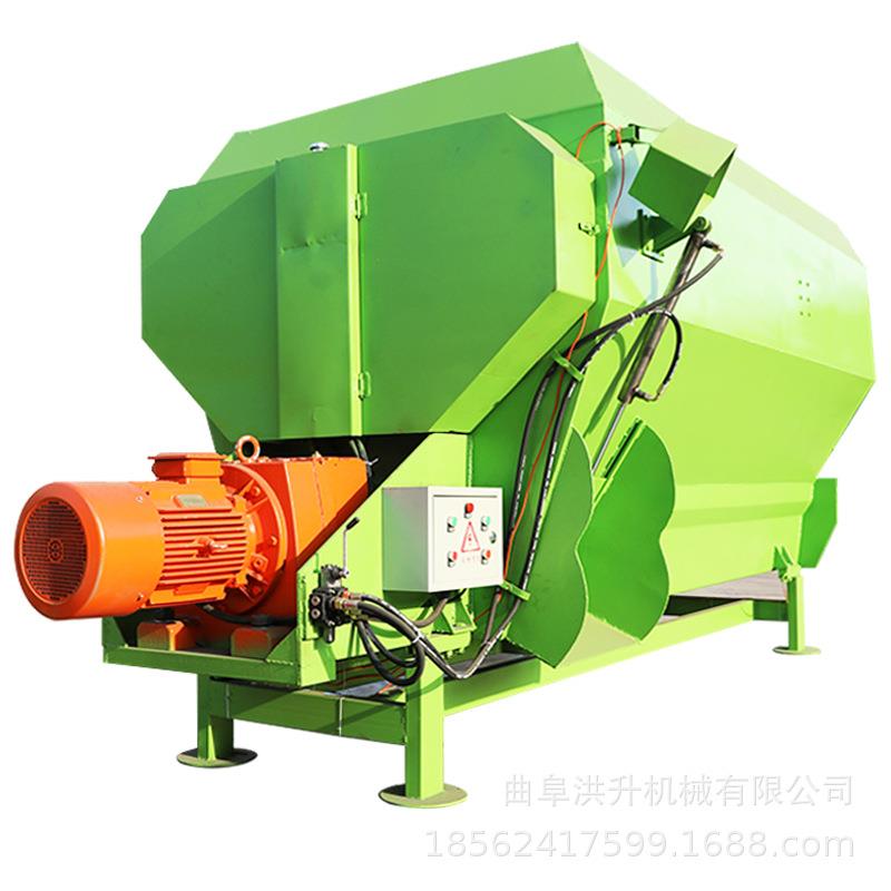 牛场草料粉碎搅混拌机全日粮SSJ草料合拌料机养称殖场带重trm搅草