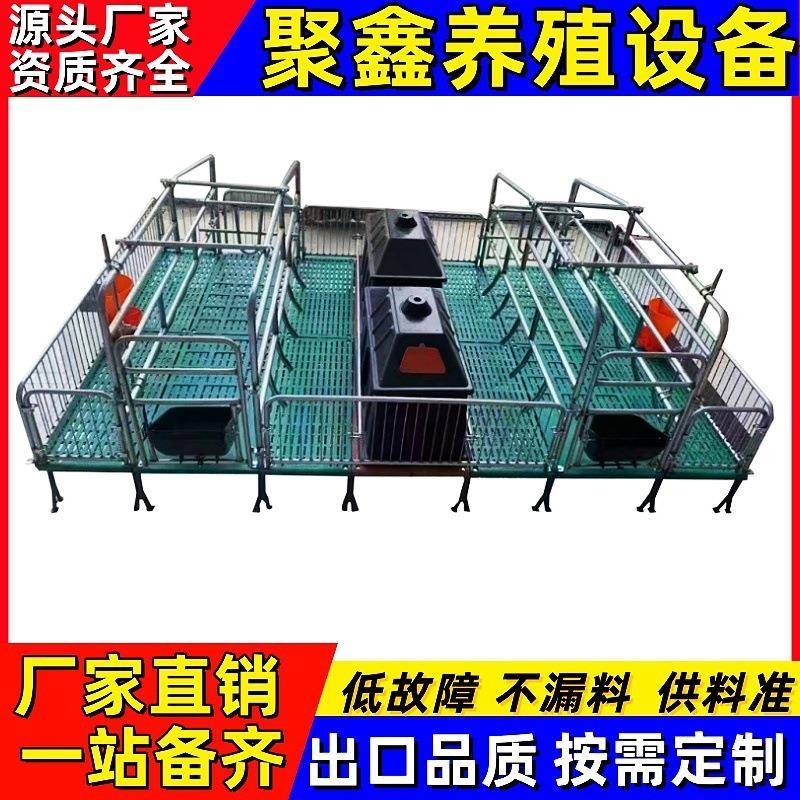 产保一体热镀2.5全复合单双体母猪产床保育两用床定位栏养猪设备