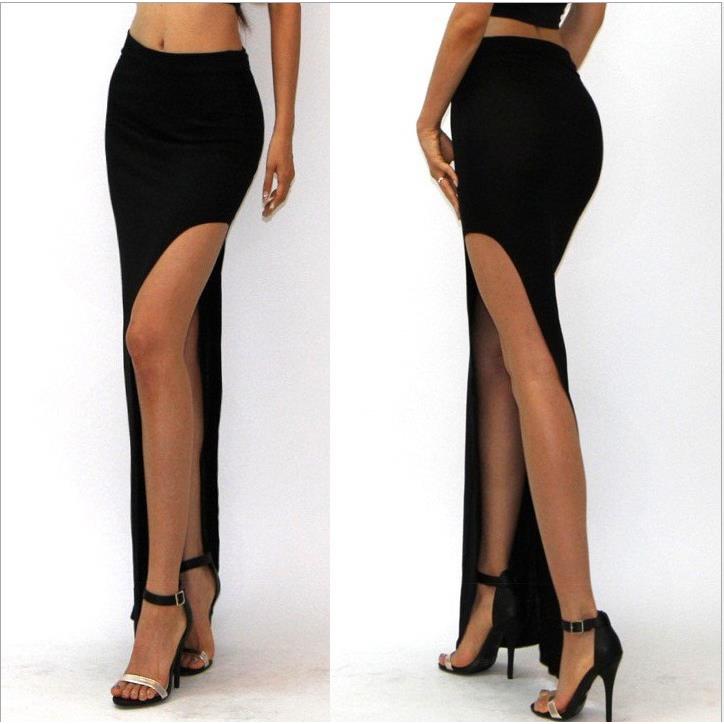 long summer high skirt skirt casual color hip package comfy