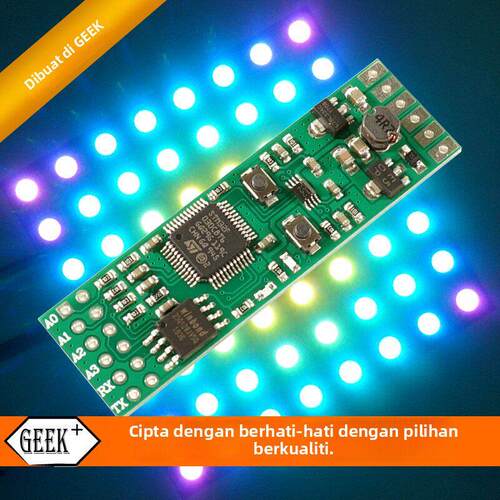 可编程自定义效果 WS2812B控制器 WS2812 RGB全彩LED灯带控制器