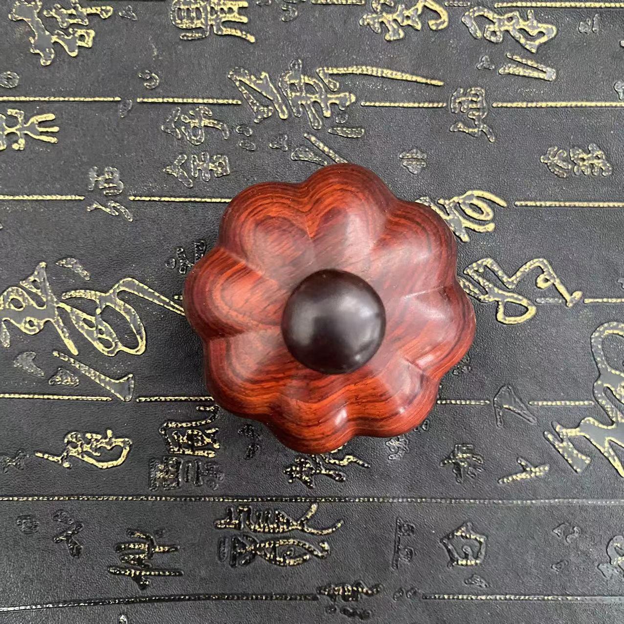 紫檀木洗头按摩梳头部护理经络抓