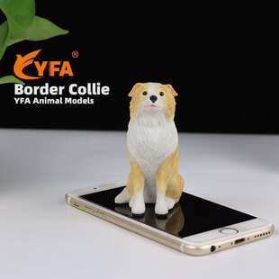 牧狗模型牧羊犬小边车载边境迷你直销摆件