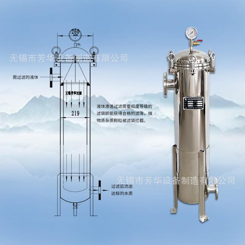 厂家过售2号袋式过器涂IMR装油漆滤器固液分离器不3锈钢0滤4
