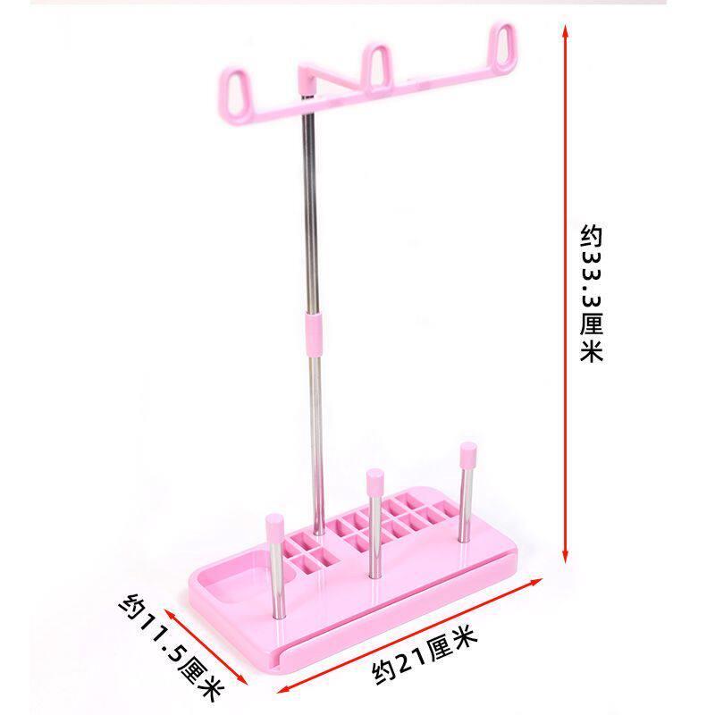 家用缝纫机线架大卷宝塔线配件老式锁边机三线架大轴线架子多功能
