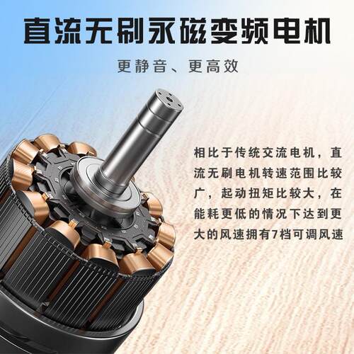 雷豹EF2422D工业工具移动大风扇直流无刷电机风扇车间仓库降温