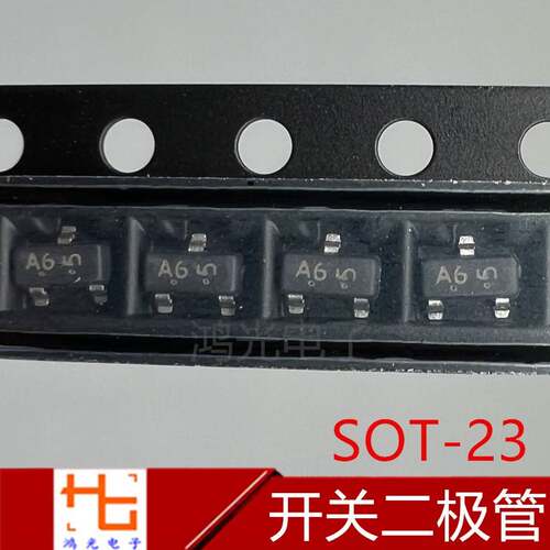 丝印A6 SOT-23全新原装 BAS16LT1G 贴片开关二极管100V200mA 20个