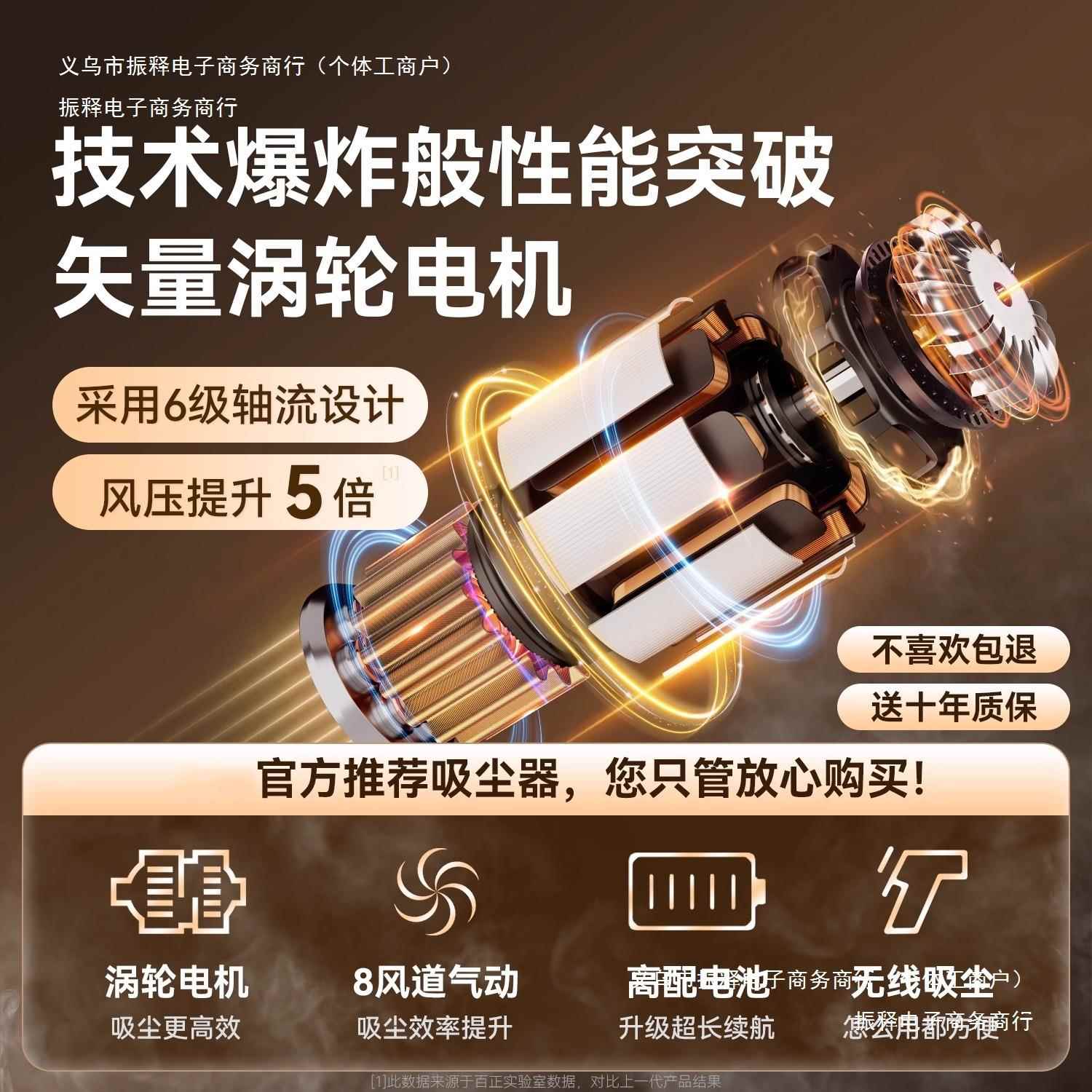 手持除螨吸尘器家用无线德国大吸力床上小型超除尘充电式抑菌