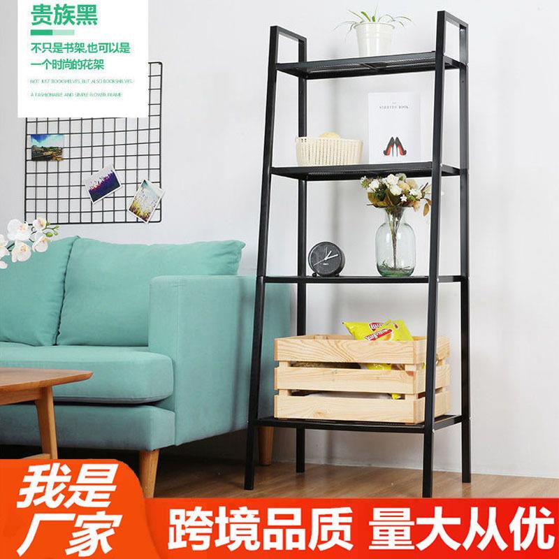 北欧风收纳架卧室厨房客厅 微波炉整理架 花架落地多层置物架书架