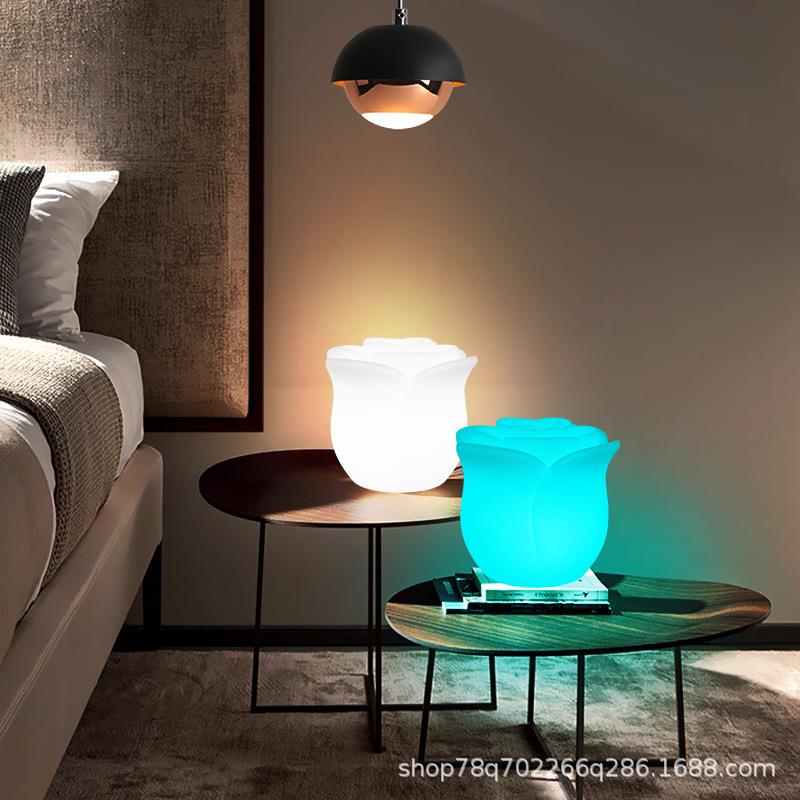 发朵室内小台灯氛光围灯花户外庭ZIA院装饰别墅花园草坪景观玫瑰