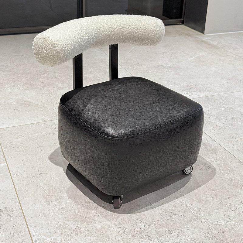 家用万向轮小凳子客厅可移动滚轮椅子滑轮矮凳带轮子的换鞋凳板凳