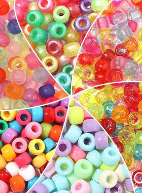 Hair beads pony beads hole Plastic Hair Bead Accessories