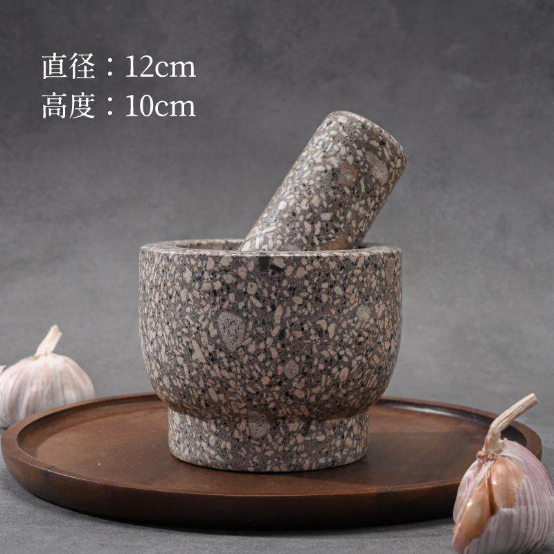 打蒜蓉蒜泥器研磨石石头蒜臼捣蒜器石蒜家用老式擂钵研钵打磨中药