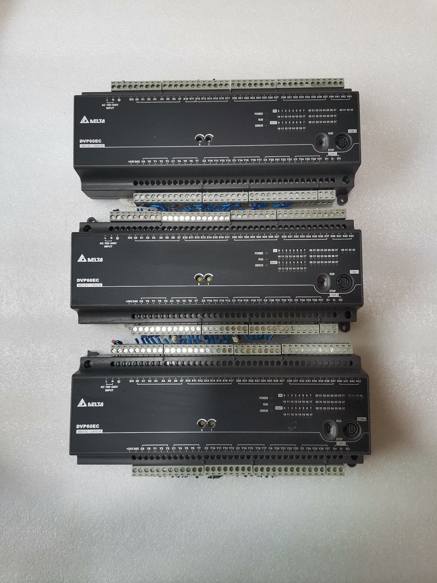 拆机台达DVP60EC00R3成色如图，质量包好，需要的联系