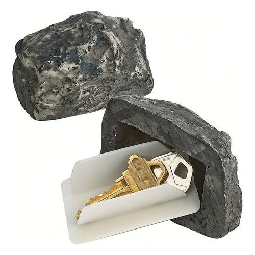 现货款新品Key Hider户外庭院隐藏家门口钥匙盒仿真小石头装饰品