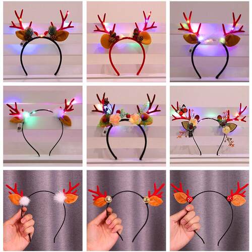 Christmas Decorations Christmas LED luminous headpiece 发箍