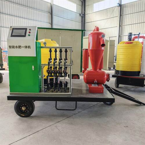 水肥一体移动式泵站 全自动智能过滤设备 一整套水肥一体泵房