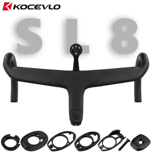 KOCEVLO公路自行车全碳纤维车把一体式弯把内走线送码表架SL7/SL8