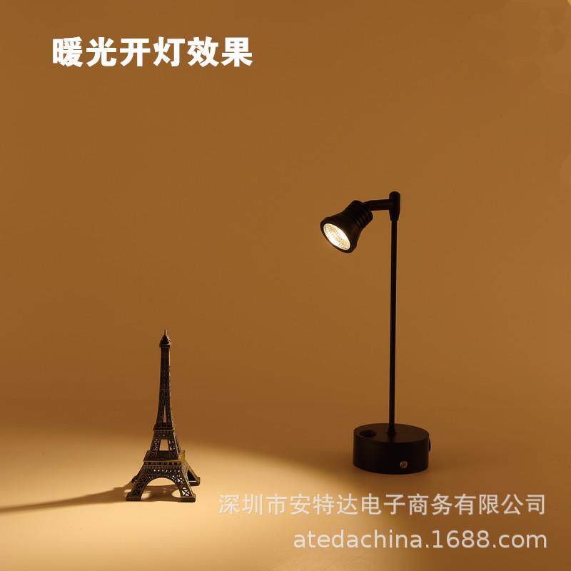 led无线可充电1W3W小射灯玻璃柜台射灯珠宝展柜灯展示立杆展会灯