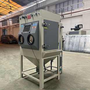 9070 手动喷砂机 小型箱式 不漏砂不跑尘 硅胶模具除锈喷砂机