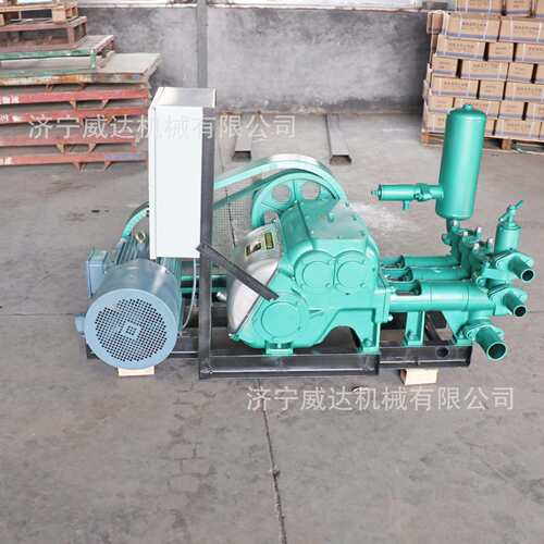 BW250泥浆泵建筑施工柱塞式注浆泵高压水泥砂浆泵卧式三缸泥浆泵