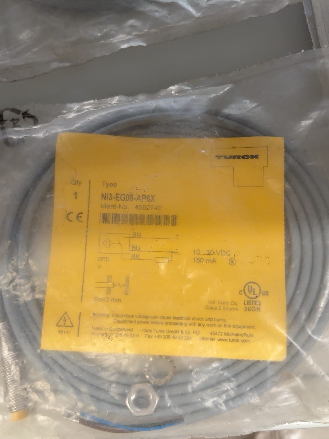 全新原装图尔克电感式传感器,TURCK接近开关