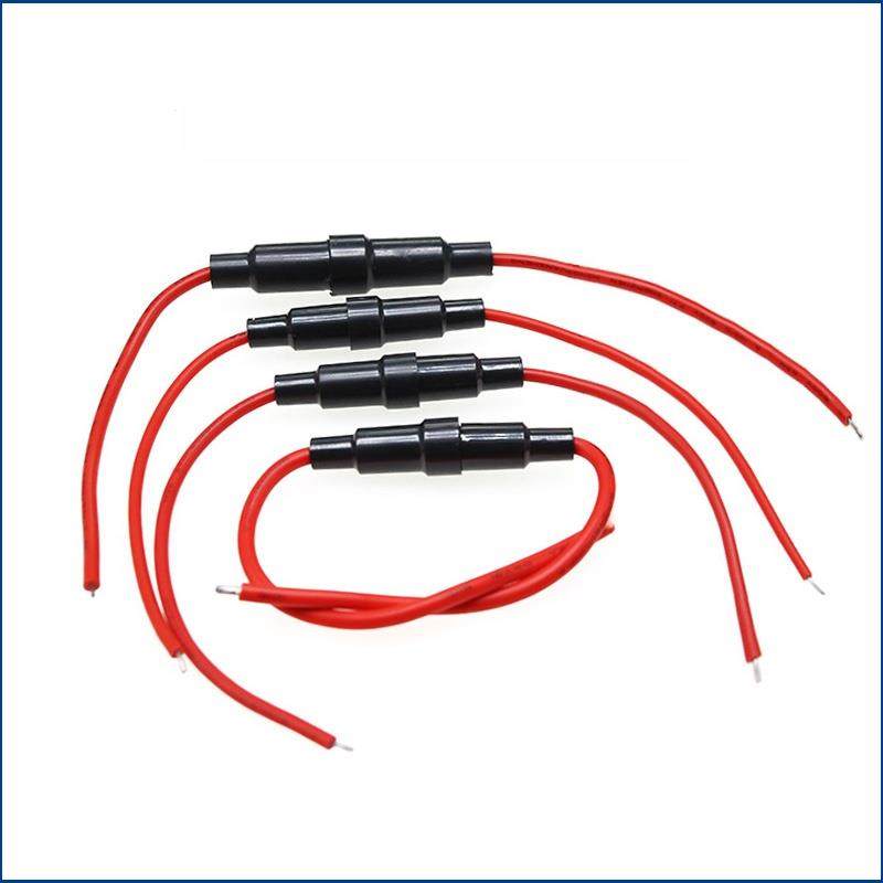 保险丝管座5*20/6X30Mm带丝保险丝套筒0.3平0.5/0.75平/1.3方铜线