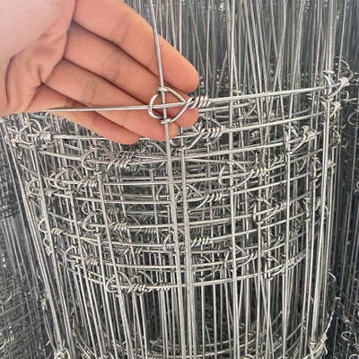 全钢圈地牛栏网果园草园畜牧业牛羊鹿防护网全钢丝环扣型养殖围栏