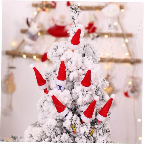 Christmas decorations Mini Santa hat Christmas lollipop hat