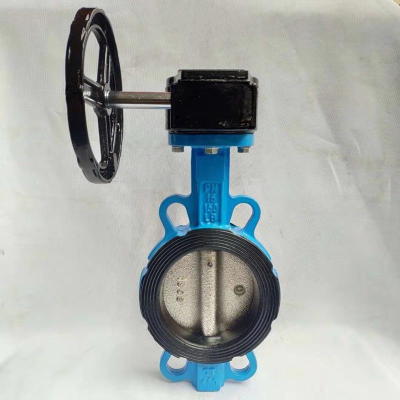 手动式对夹蝶阀D371X-10DN200全系列高品质保证蝶形