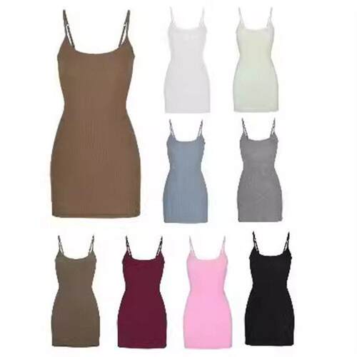 Women Tummy Control Shapewear Dress Adjustable Spaghetti