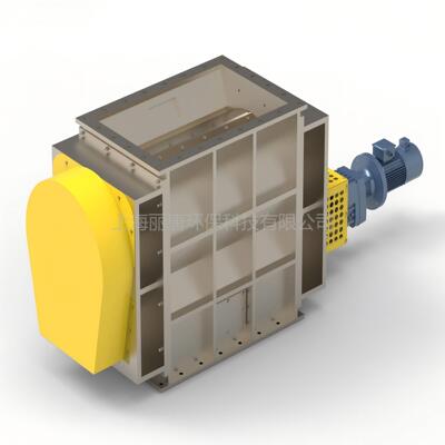 上海刮板式旋转阀针对具有吸湿性和物料架桥结块刮除物料