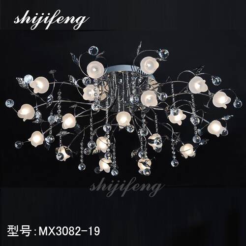 ceiling lamp现代创意餐厅枝形灯服装店客厅客房卧室 过厅花形