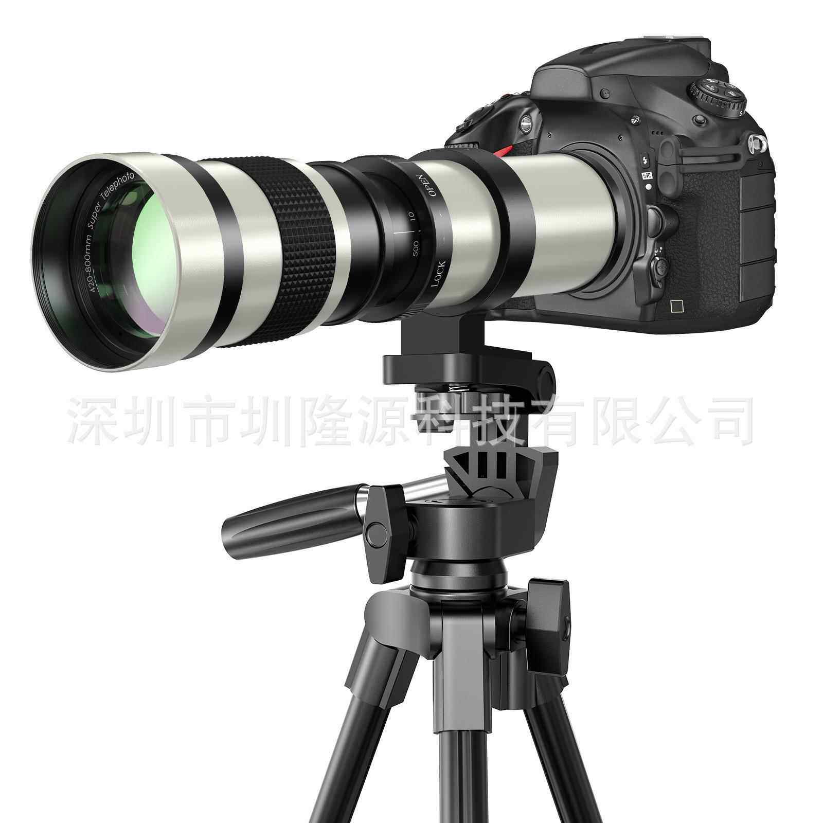 420-800mm F8.3-16 白色全画幅 超长焦手动变焦镜头 T2口转接环