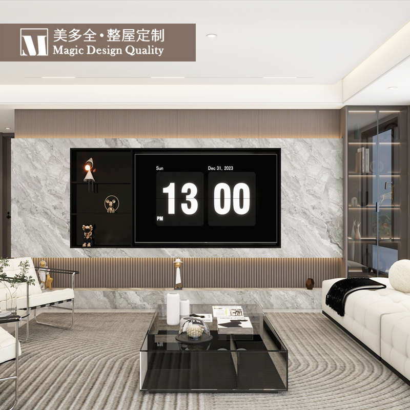全屋定制工厂生态板柜体欧松板柜门轻奢简约衣柜橱柜餐边柜榻榻米