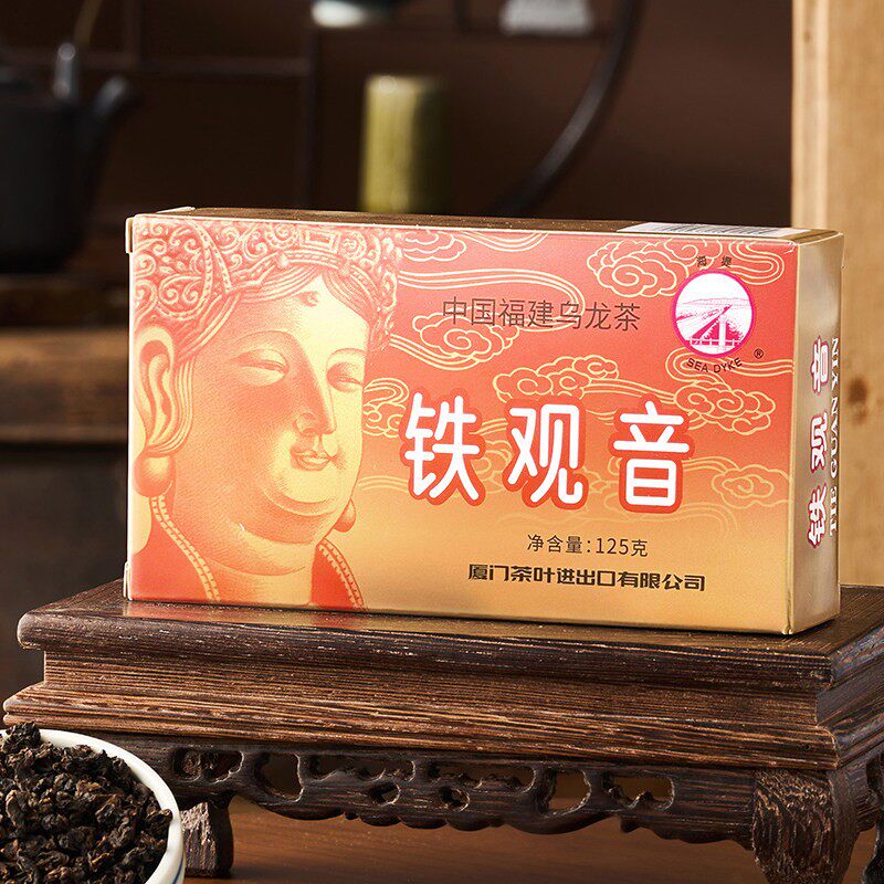 海地茶200重味铁观音乌龙茶125克*4盒