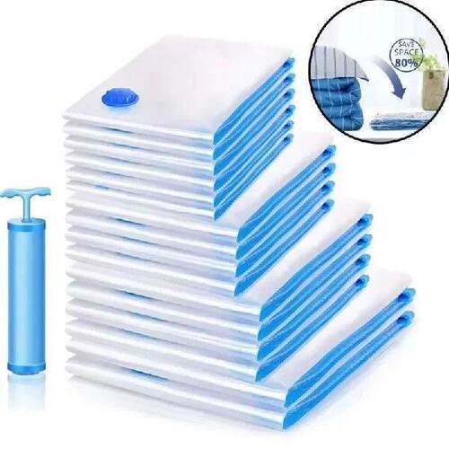 Home Organizer Vacuum Bag for Quilts and Clothes,