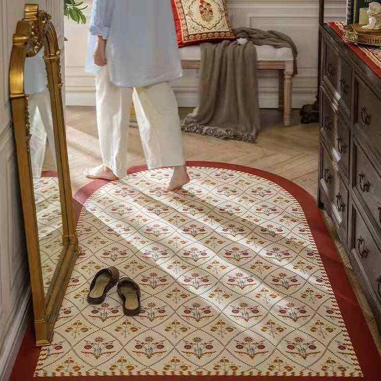 复古美式高级感入户门地垫玄关可擦免洗防滑垫耐脏可剪裁皮革地垫,居家布艺,家用脚垫,淘宝优惠券,粉丝福利购,淘宝优惠卷