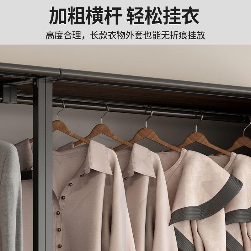 衣架衣帽架卧室组合加转角橱加厚粗多衣功能简XKS易组挂装金属衣